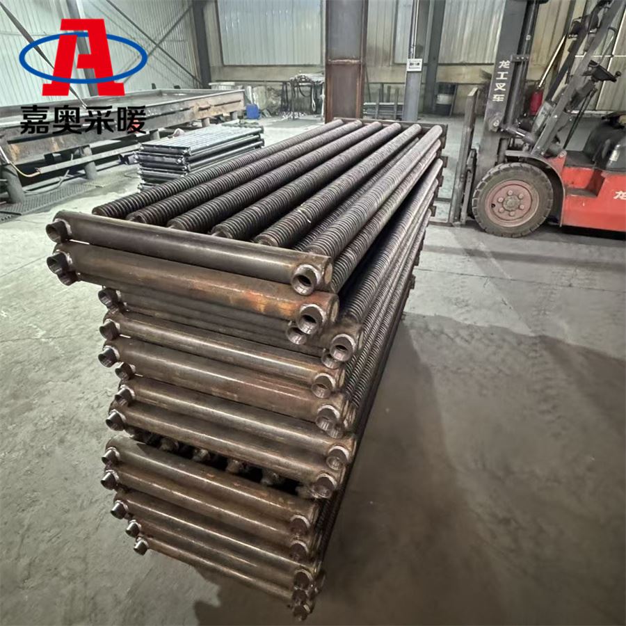 烘干蒸汽用DN25翅片管暖气片  热镀锌翅片管暖气片加工