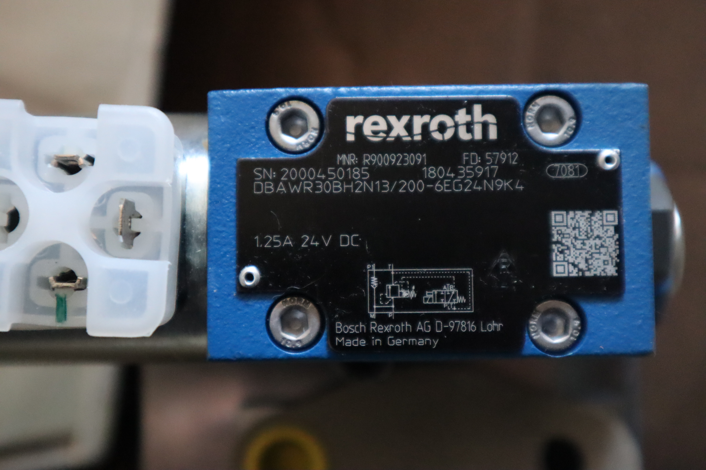 R900923091 DBAWR30BH2N13/200-6EG24N9K4 REXROTH力士乐溢流阀