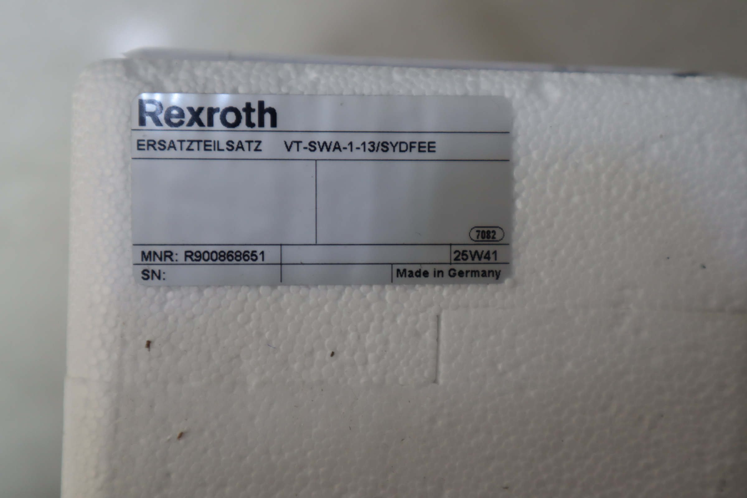 R900868651 VT-SWA-1-13/SYDFEE ERSATZTEILSATZ  力士乐REXROTH