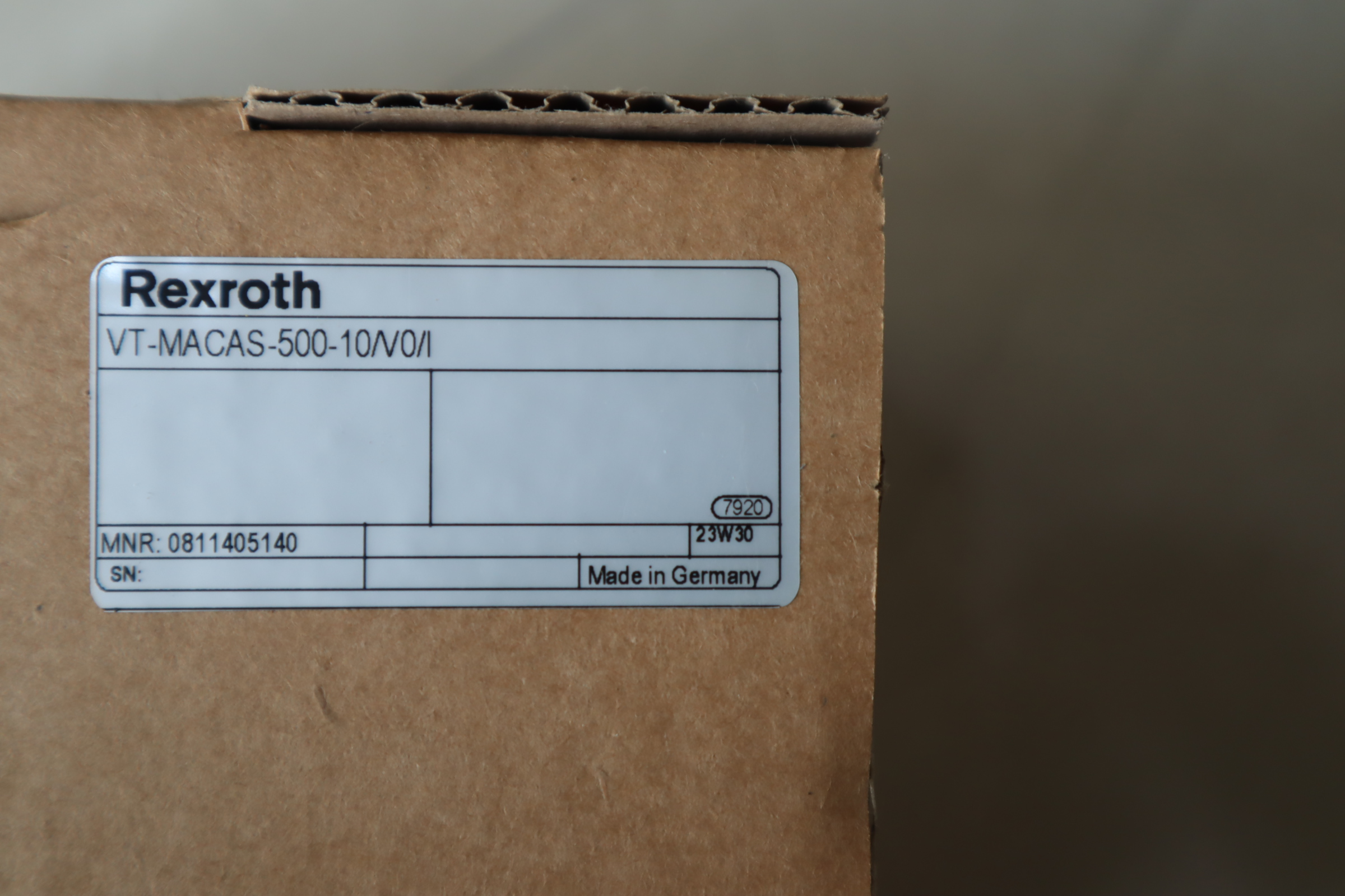 0811405140 VT-MACAS-500-10/V0/I VT-MACAS-500-1X/V0/I  力士乐