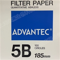 5B-185 ADVANTEC东洋5B定量滤纸中速滤纸孔径4um直径185mm