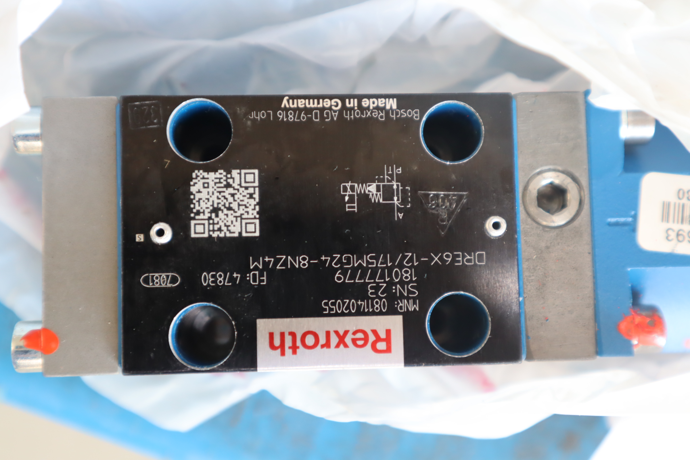 R901276693 0831006056 24VDC 0.8A 03494 REXROTH力士乐比例阀