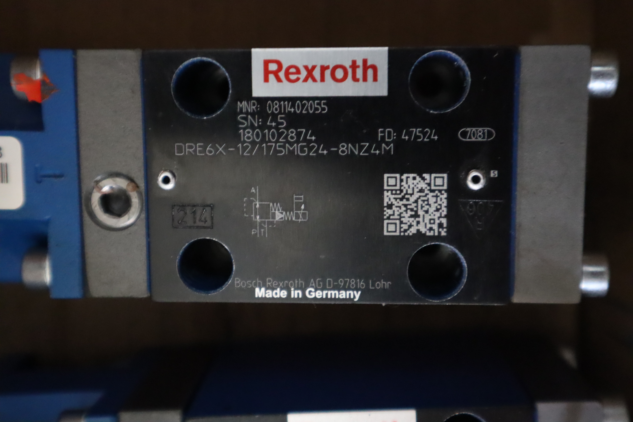 R901276693 0831006056 24VDC 0.8A 03494 REXROTH力士乐比例阀