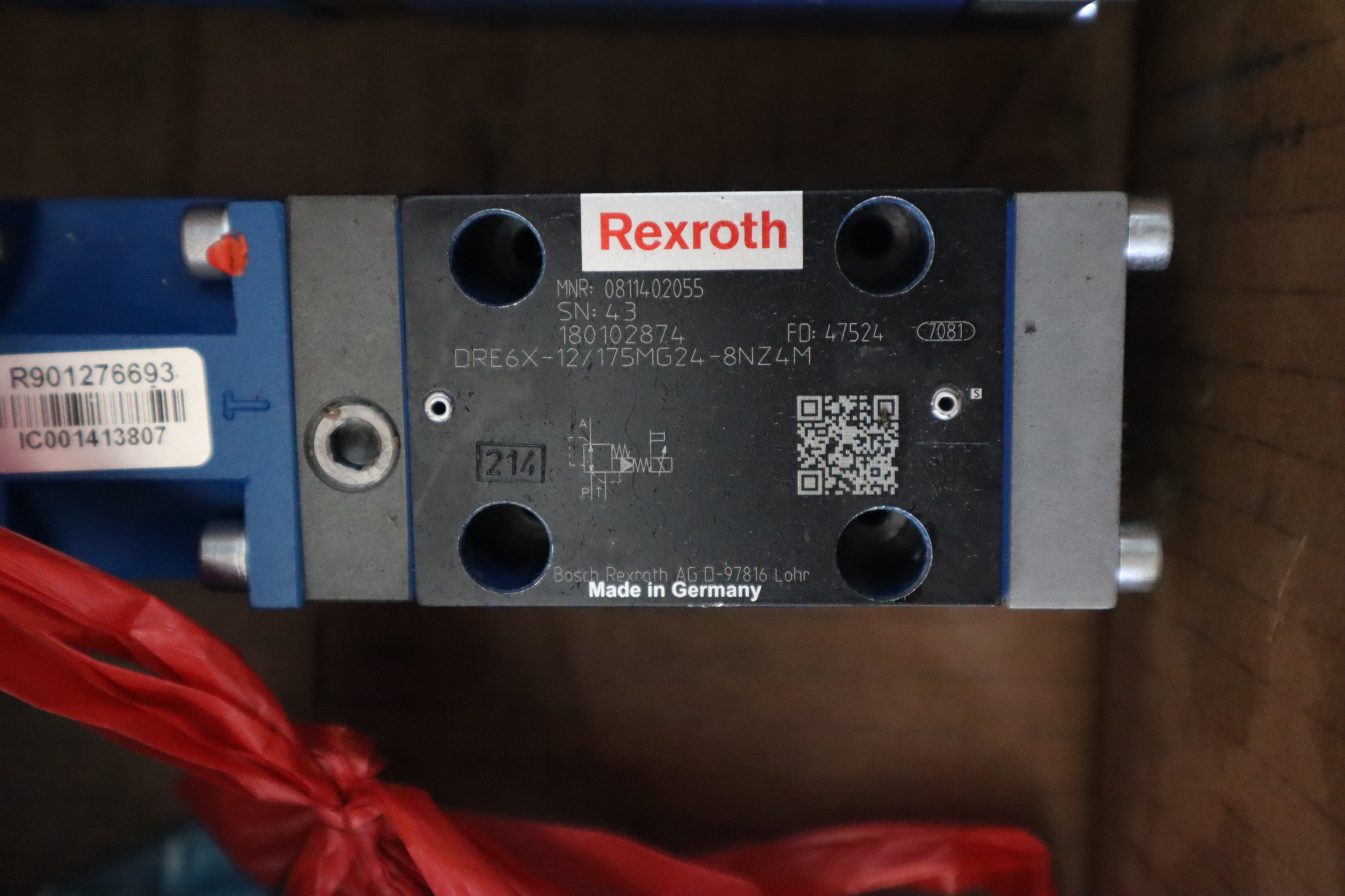 R901276693 0831006056 24VDC 0.8A 03494 REXROTH力士乐比例阀