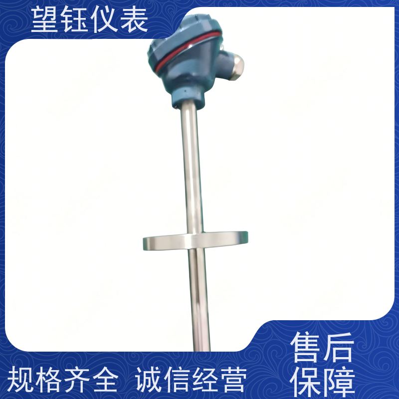 望钰 铠装 Pt1000法兰热电偶 冶金冶炼 厂家供应