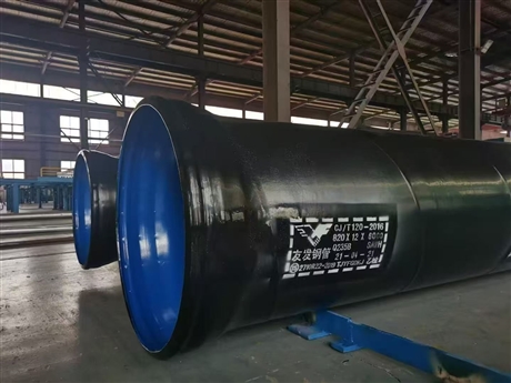 Spiral anti-corrosion steel pipe