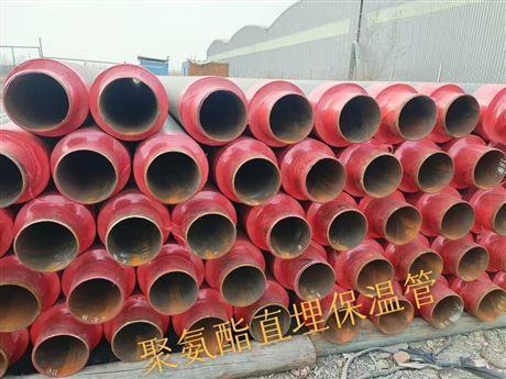Polyurethane foam insulated steel pipe