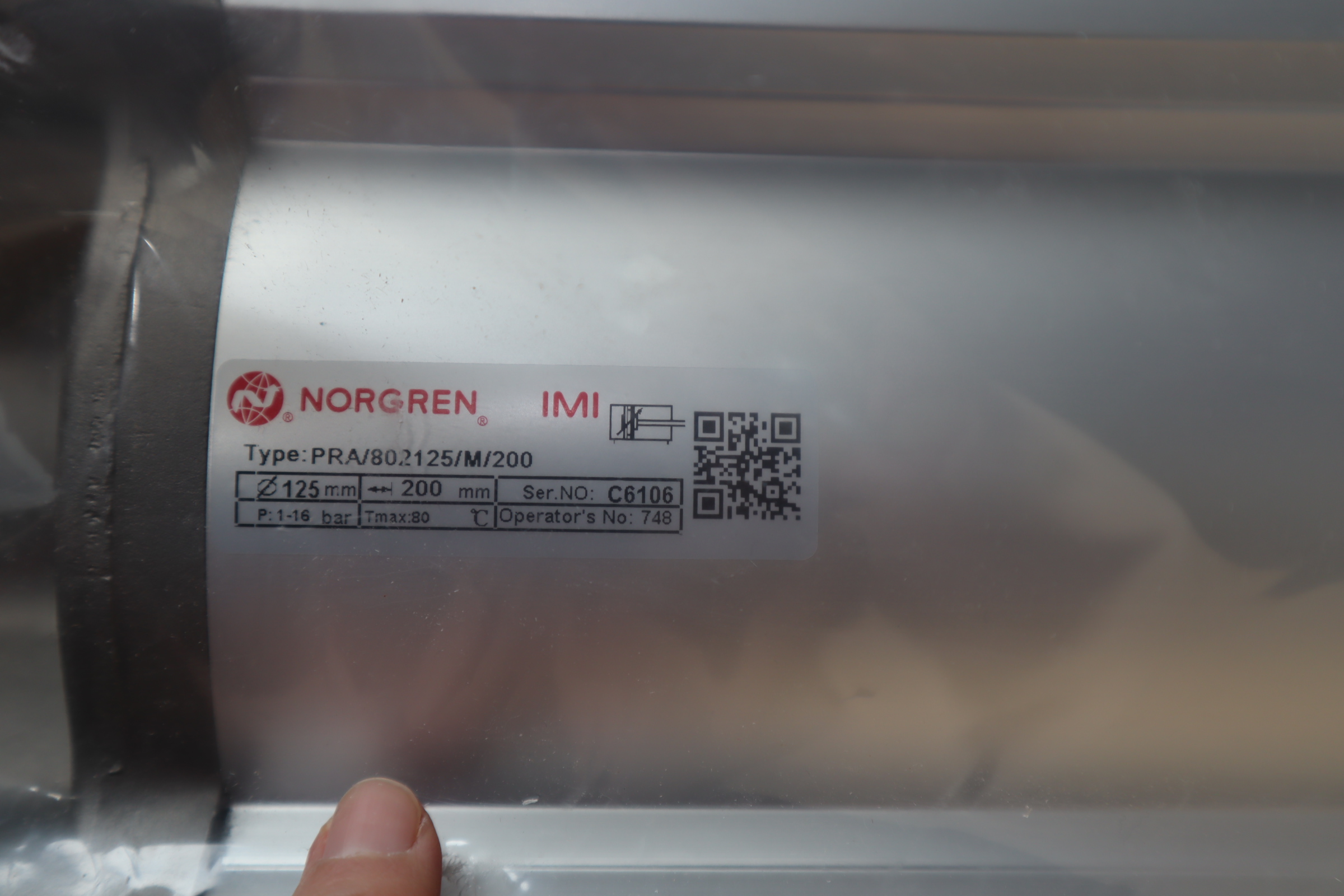 PRA/802125/M/200 NORGREN诺冠气缸气动阀