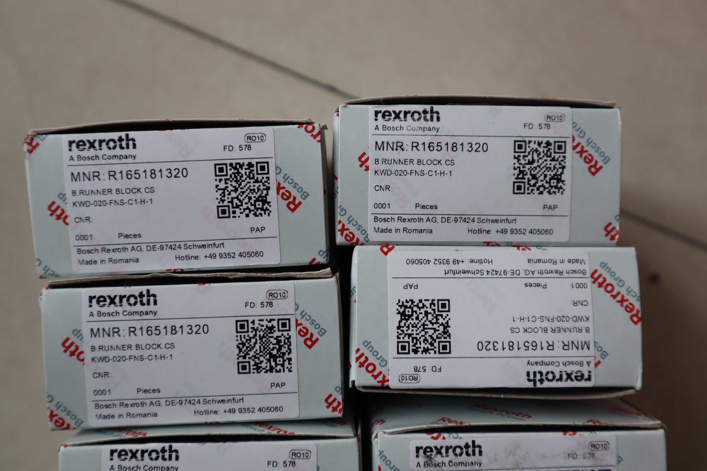 R165181320 KWD-020-FNS-C1-H-1 德国REXROTH力士乐滑块导轨