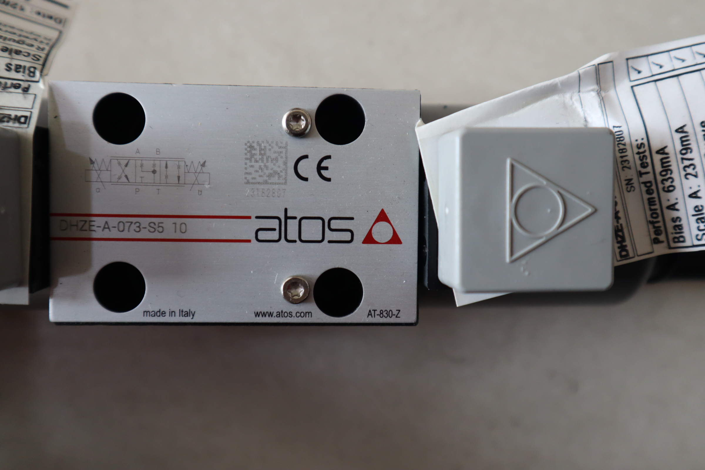 DHZE-A-073-S5 10 AT-830-Z 意大利ATOS阿托斯比例阀