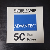 5C-185mm东洋ADVANTEC孔径1um直径185mm 5C圆片型定量滤纸