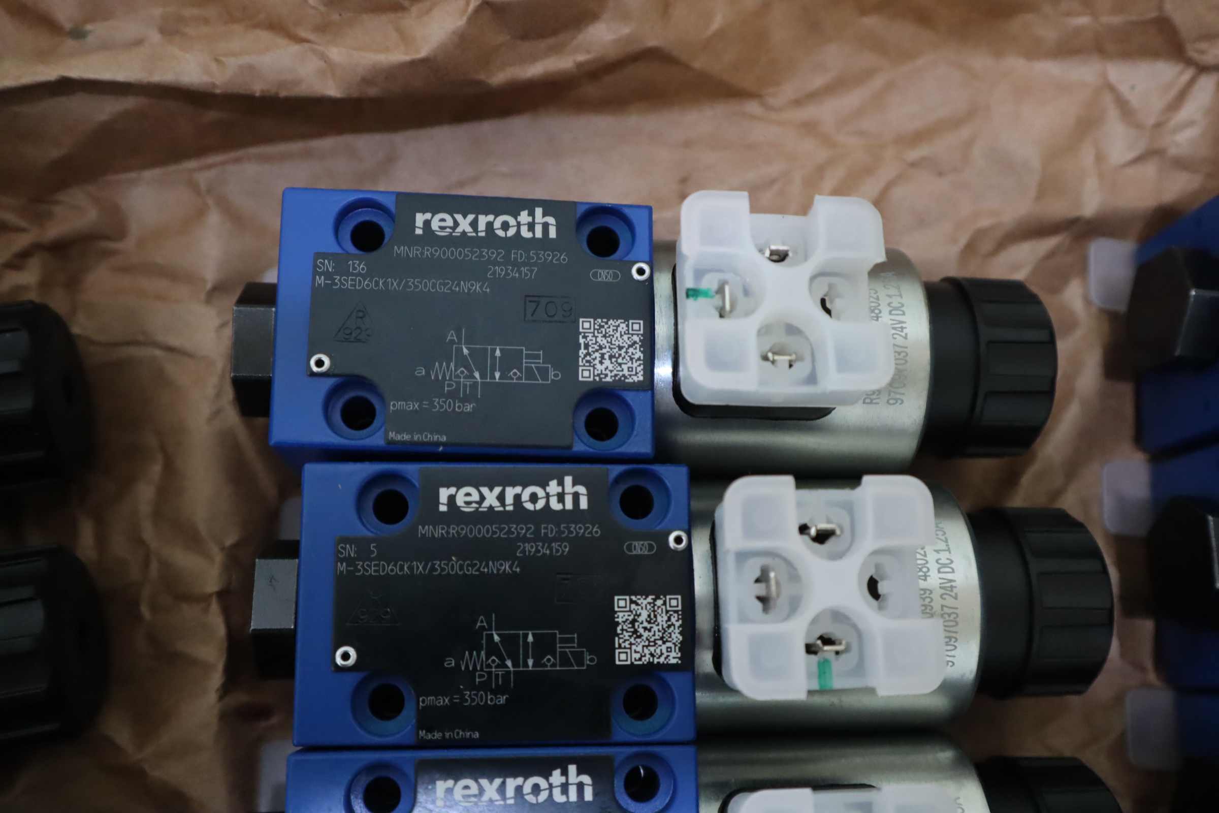 M-3SED6CK1X/350CG24N9K4 R900052392  德国力士乐REXROTH电磁球阀