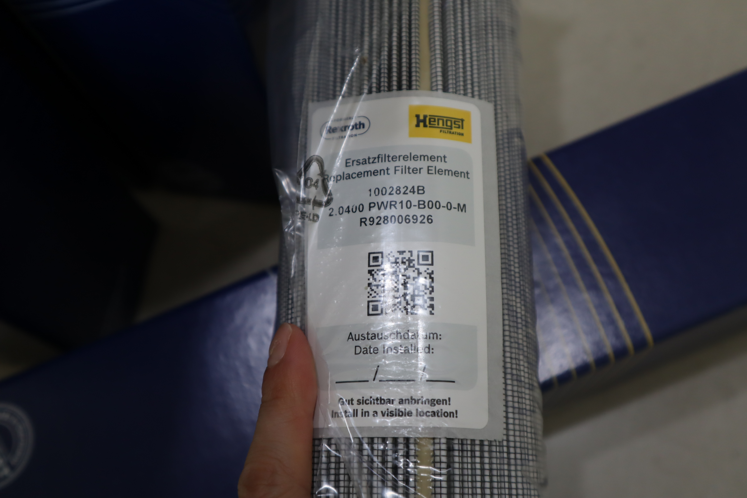 R928006926 2.0400 PWR10-B00-0-M 1002824B 汉格斯特HENGST滤芯