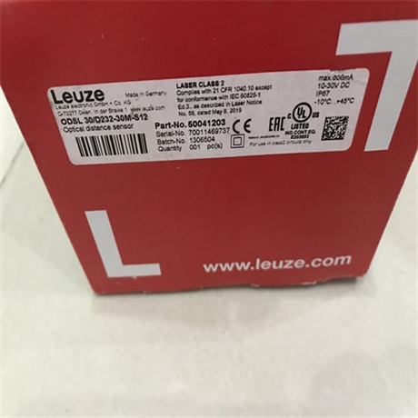 LEUZE光电传感器PRK55CL1.A3/LG-M8反射原理