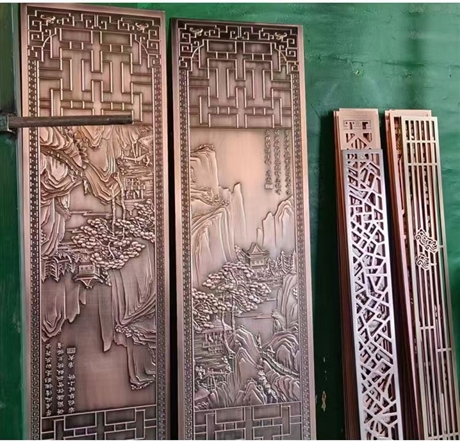 Embossed aluminum plate