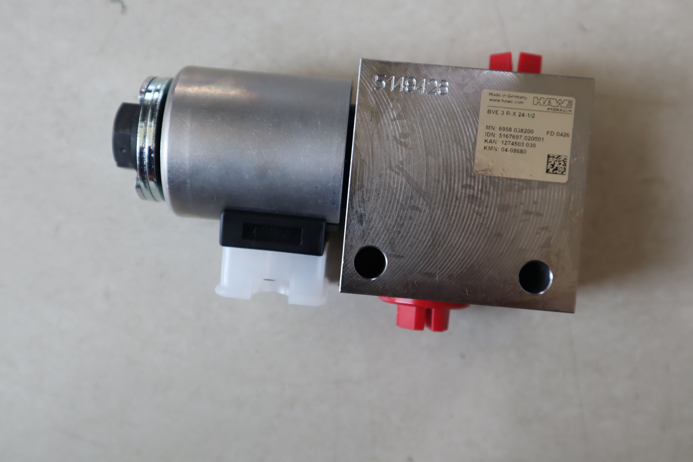 BVE 3 R-X 24-1/2 6958038200 德国HAWE哈威换向阀
