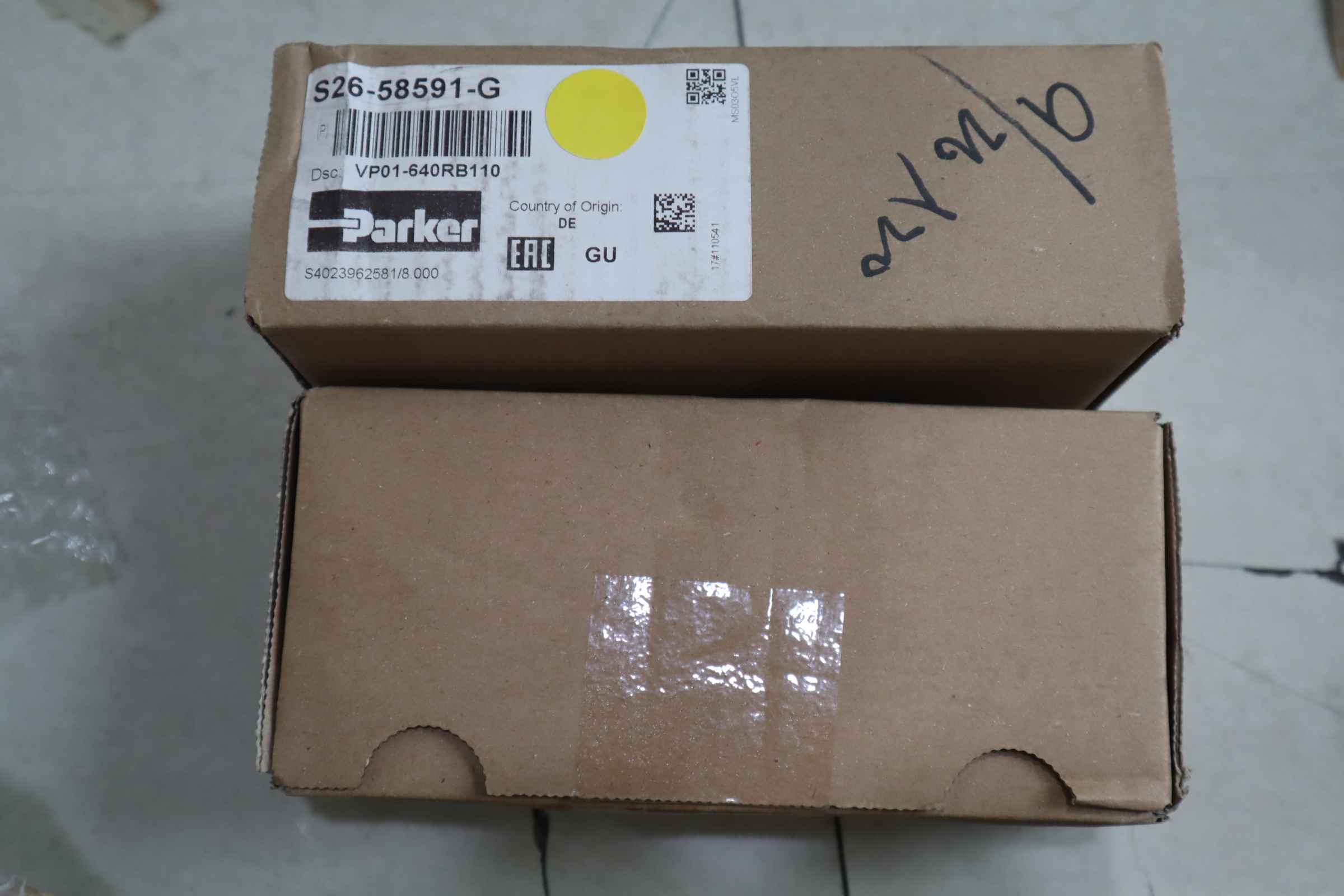 VP01-640RB110 S26-58591-G 派克PARKER丹尼逊DENISON 溢流阀