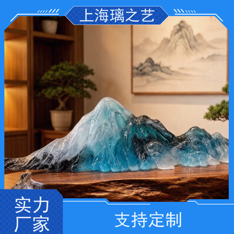 璃之艺现代艺术琉璃琉璃隔断定制厂家