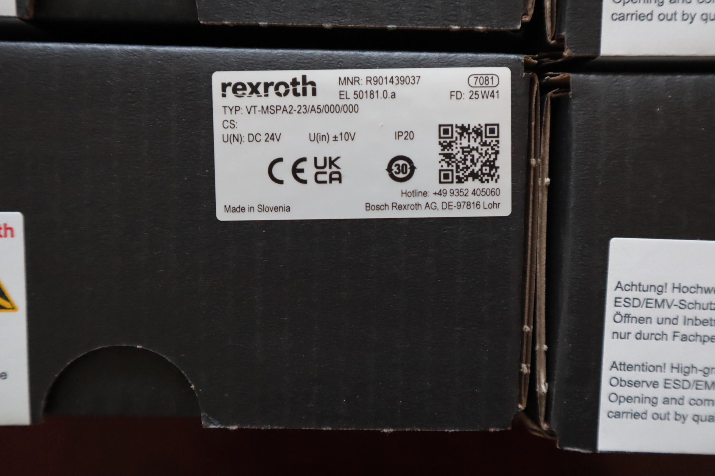 VT-MSPA2-23/A5/000/000 R901439037 力士乐放大器