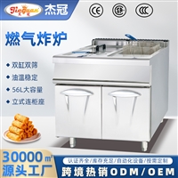 DF-785商用立式电双缸电炸炉连柜座大功率速热油炸