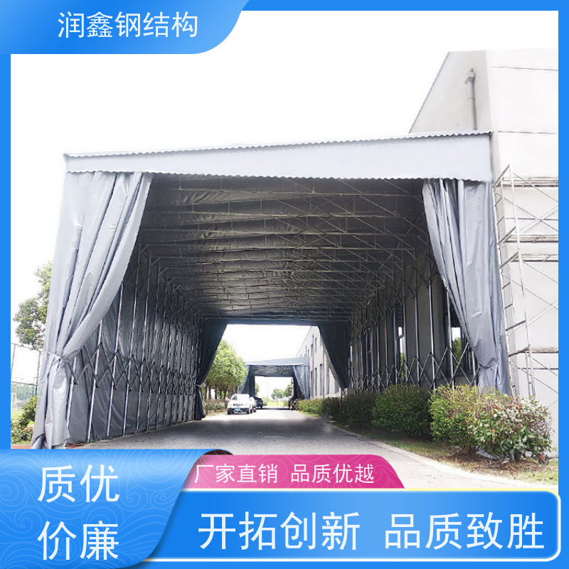 润鑫 夜宵大排档用 推拉可伸缩雨篷 定制 坚固稳定