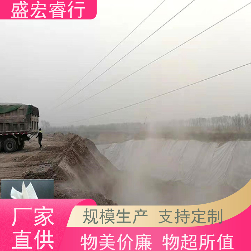盛宏睿行 茶叶种植基地水利专用膜 二布一膜防渗土工布 复合膜