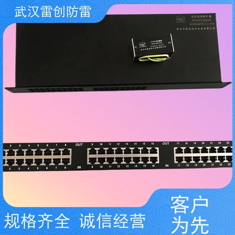 雷创  24路交换机专用 保障通信畅通 网络信号避雷器