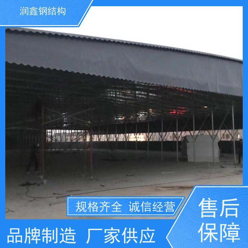 润鑫 过道通道 推拉可伸缩雨篷 施工团队 质量优异