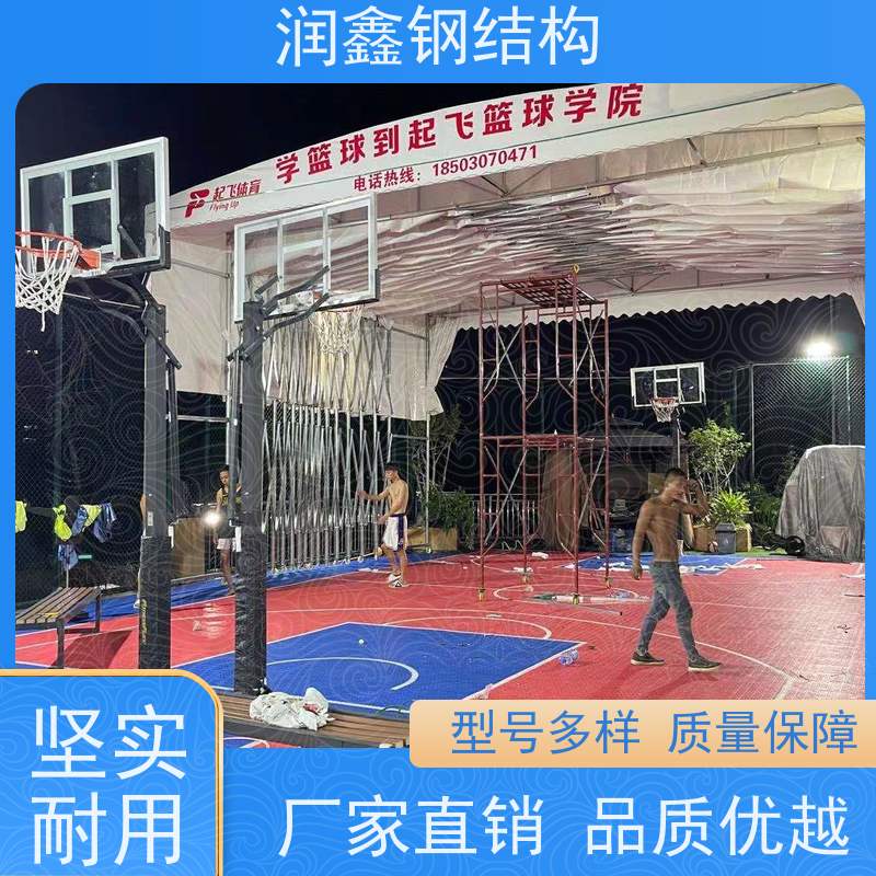 润鑫 夜宵大排档用 推拉可伸缩雨篷 施工团队 质量优异