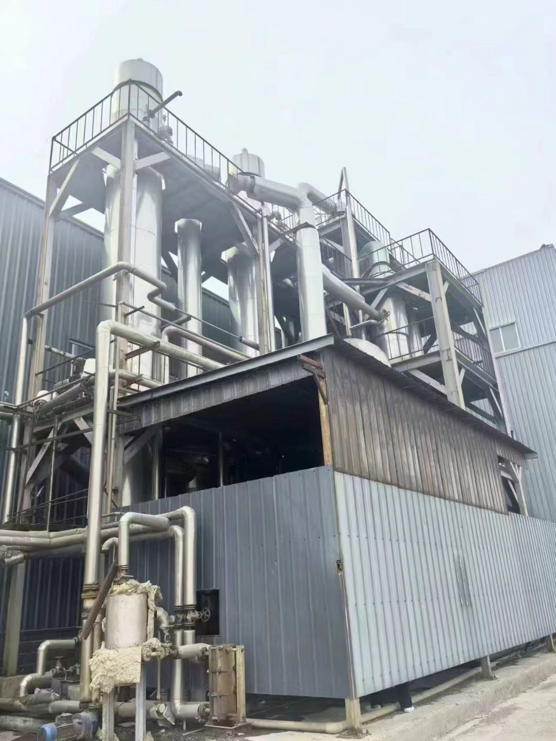可定制 多效降膜蒸发器 螺旋管式  货源充足   自动操作结构合理