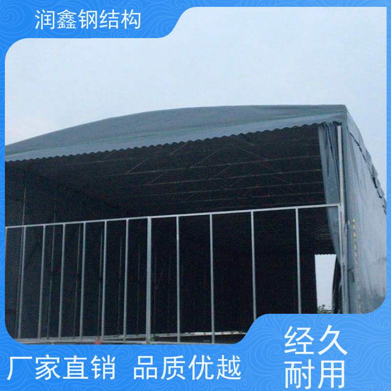 润鑫 户外羽毛球场 伸缩遮雨棚 安装团队 抗强风