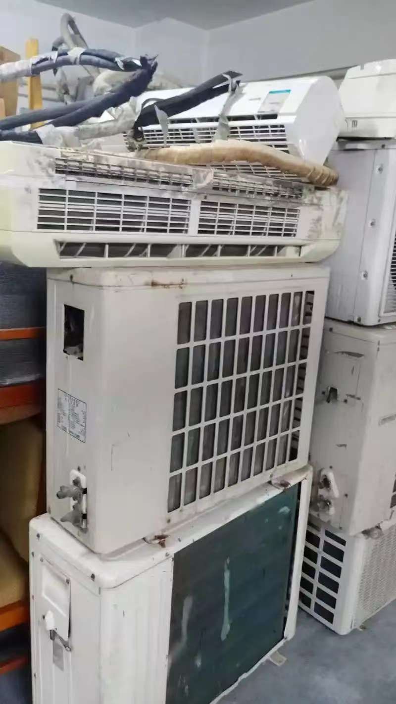 仓库废品中央通达再生资源设备收购 杭 州 临 平报废空调拆除回收 现金支付