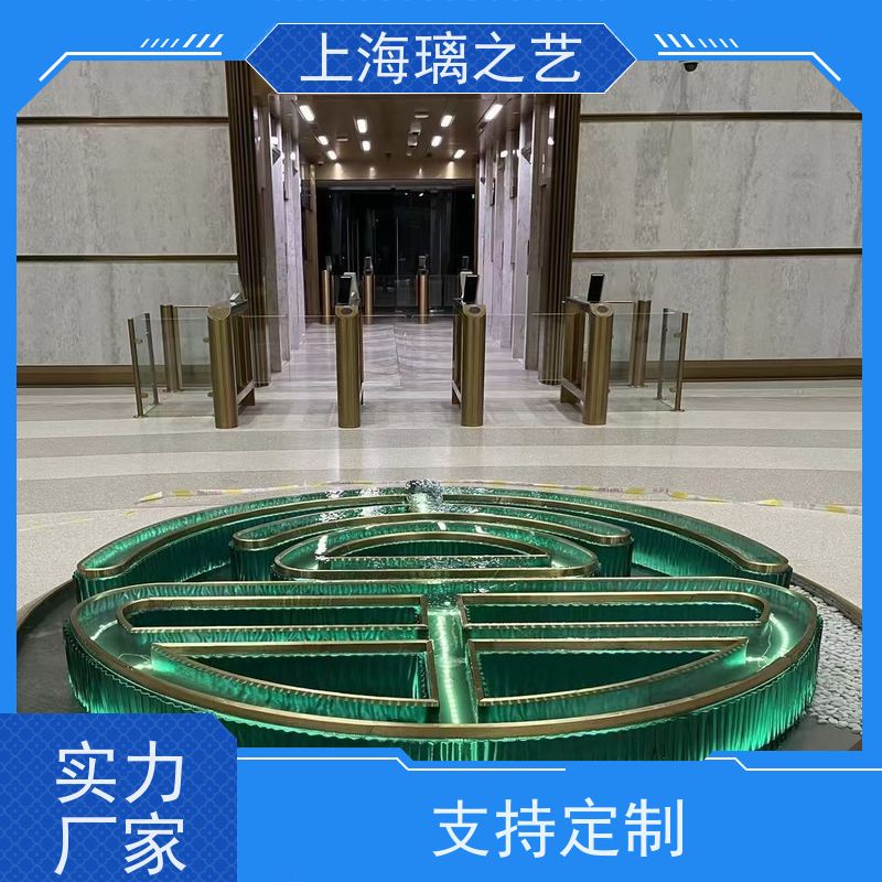 璃之艺轻奢琉璃琉璃壁画定制工厂