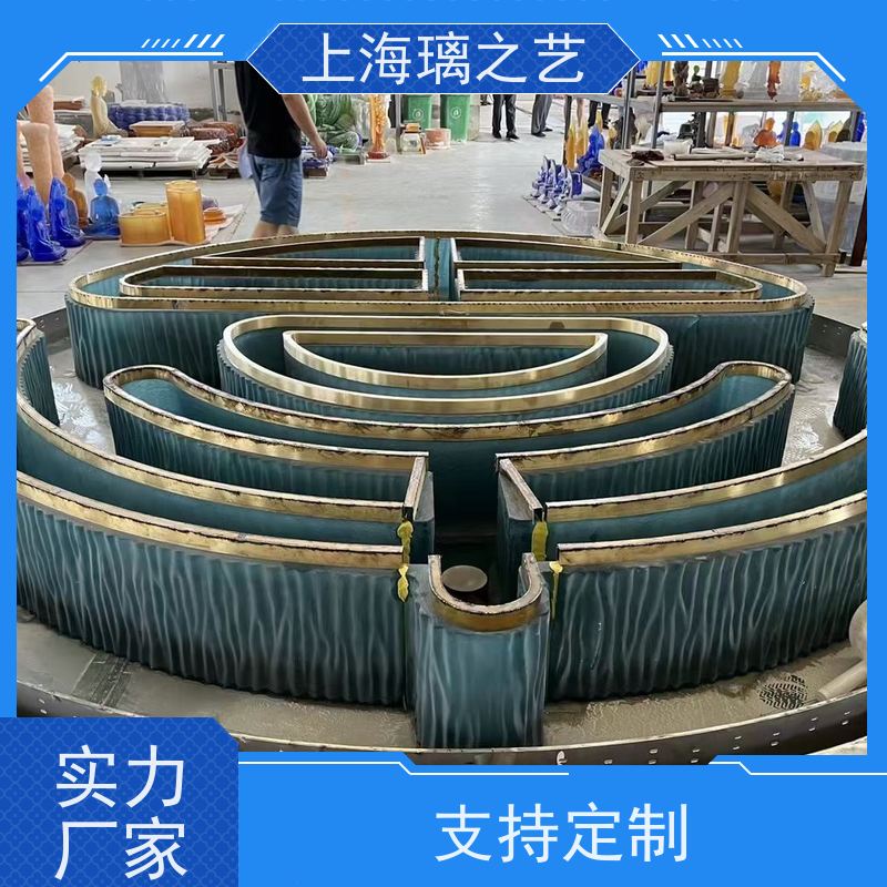 璃之艺新中式琉璃琉璃屏风定制工厂