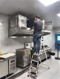 义乌周边酒店饭店安装油烟净化器、油烟管道清洗