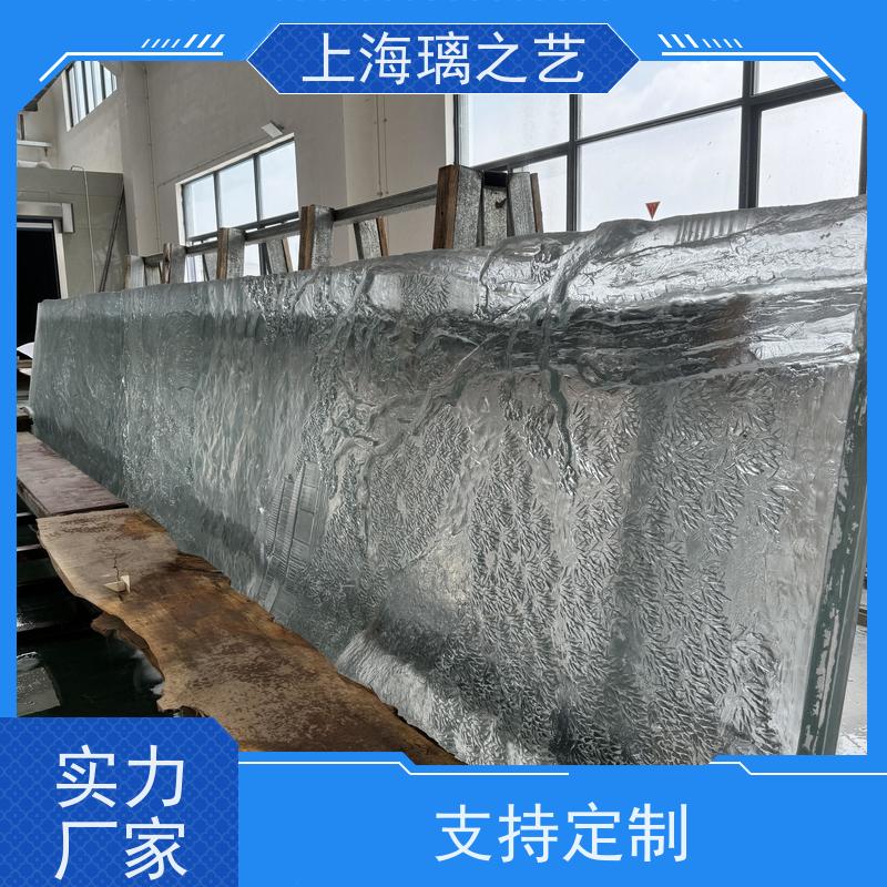 璃之艺新中式琉璃玄关琉璃装饰定制厂家