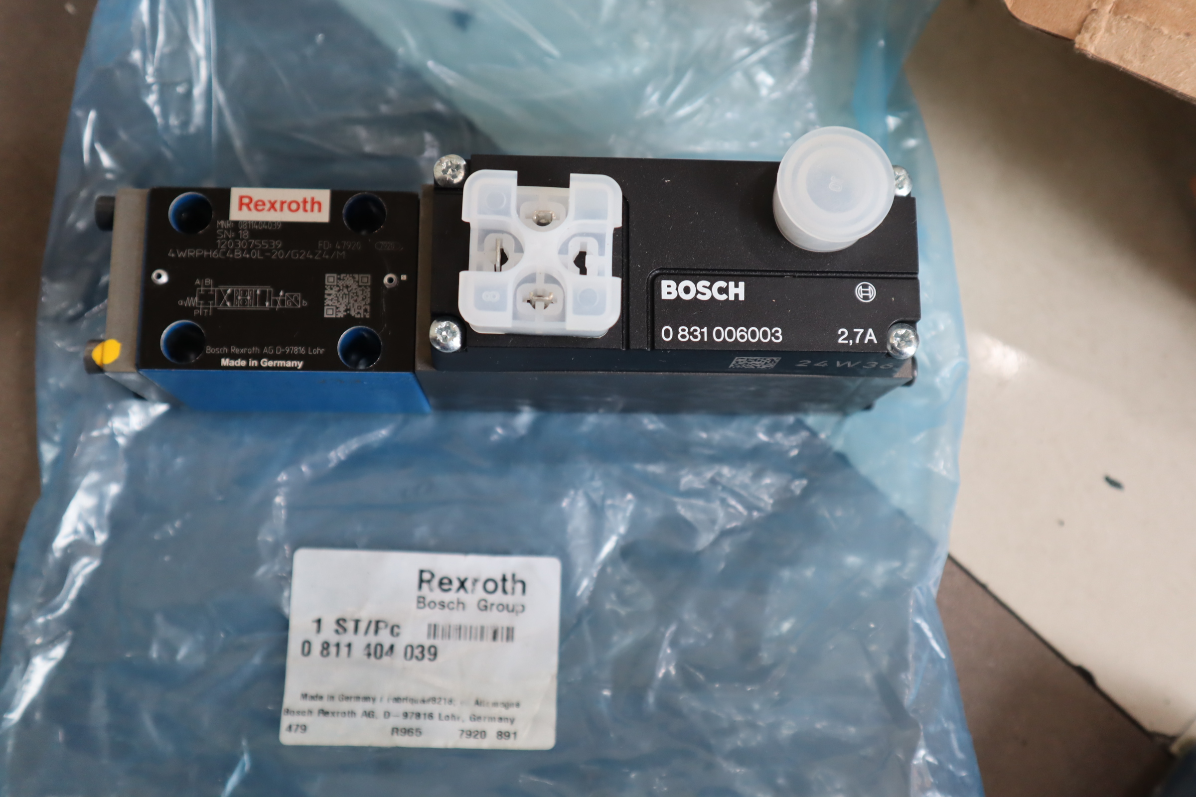 4WRPH6C4B40L-2X/G24Z4/M 0811404039 德国REXROTH力士乐比例阀