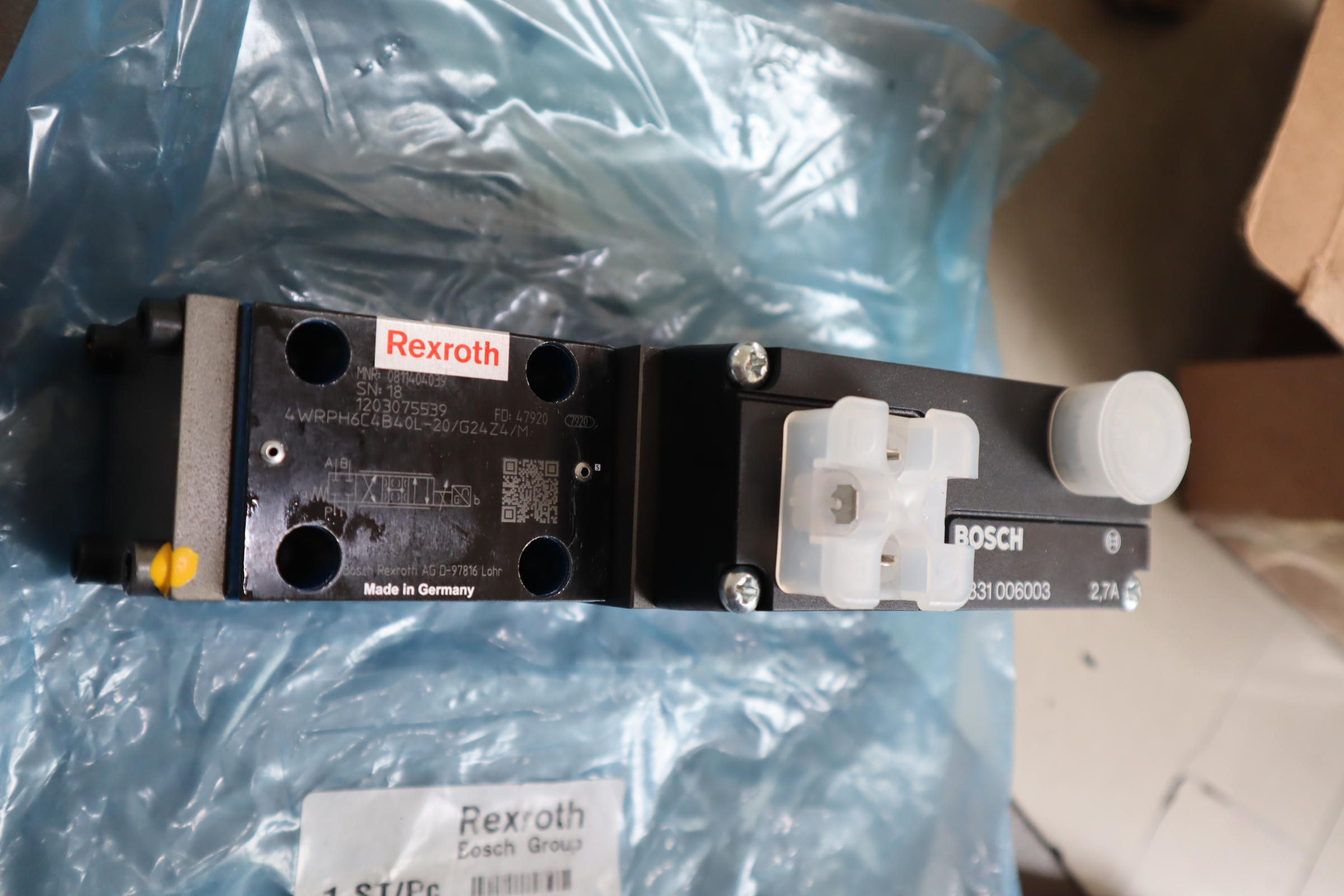 4WRPH6C4B40L-2X/G24Z4/M 0811404039 德国REXROTH力士乐比例阀