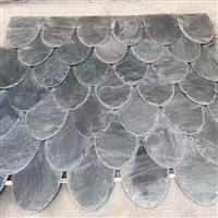 乡景风情黄色青色复古自然毛石-块石片石加工形态多元