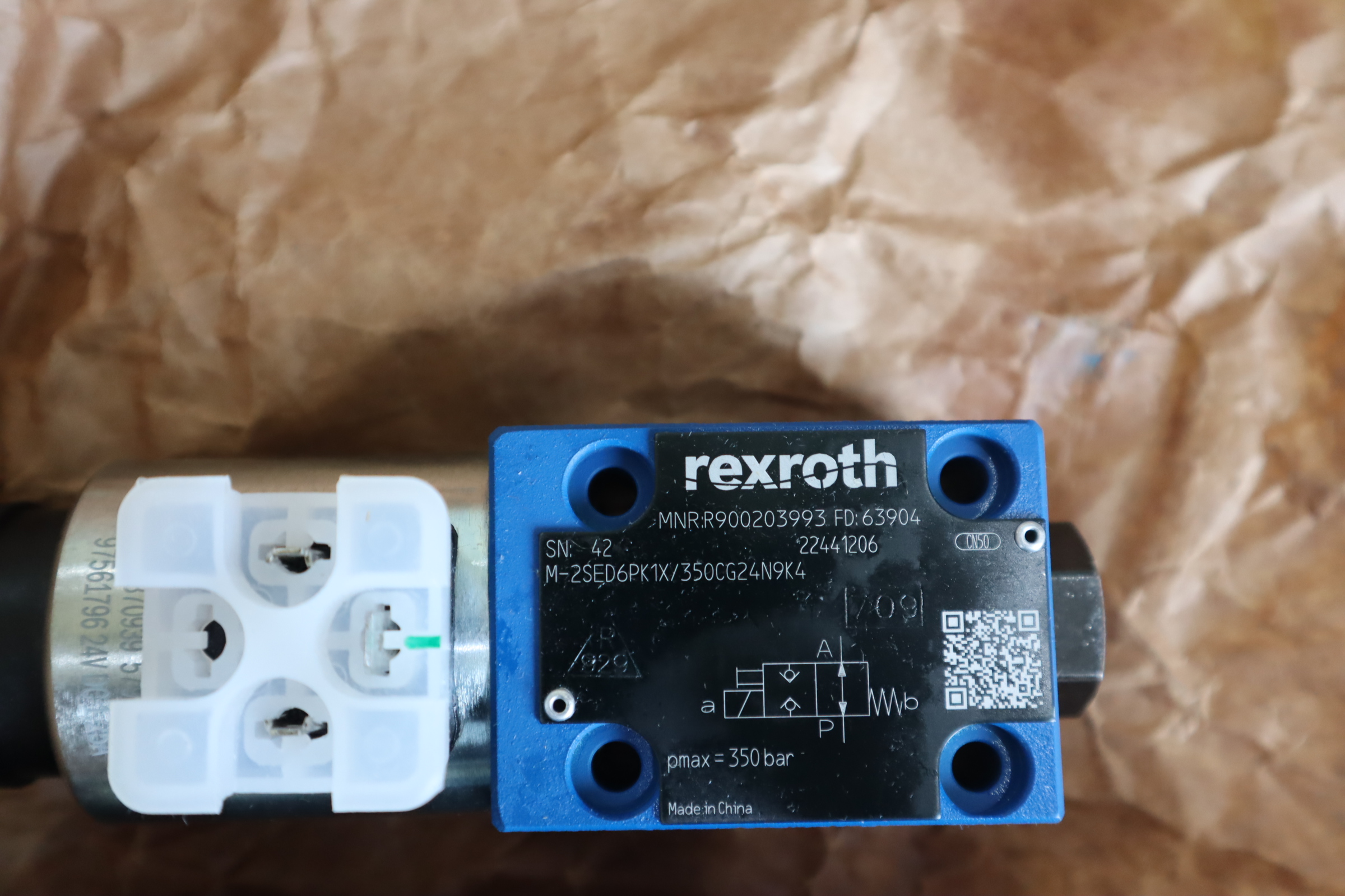 M-2SED6PK1X/350CG24N9K4 R900203993 REXROTH力士乐电磁球阀