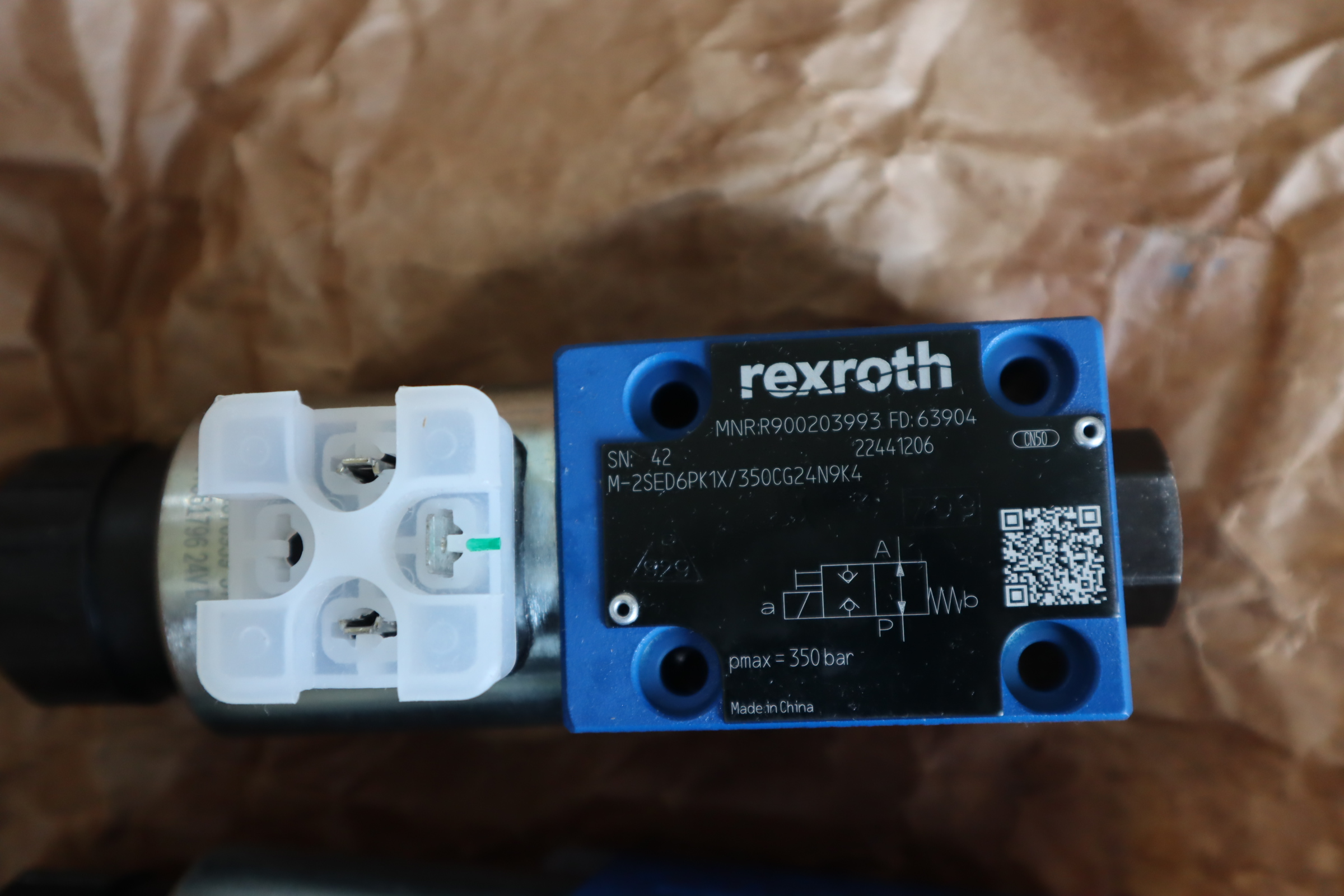 M-2SED6PK1X/350CG24N9K4 R900203993 REXROTH力士乐电磁球阀