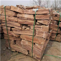 古建景区粉石英文化石-散石冰裂纹片石纹理酷似木纹