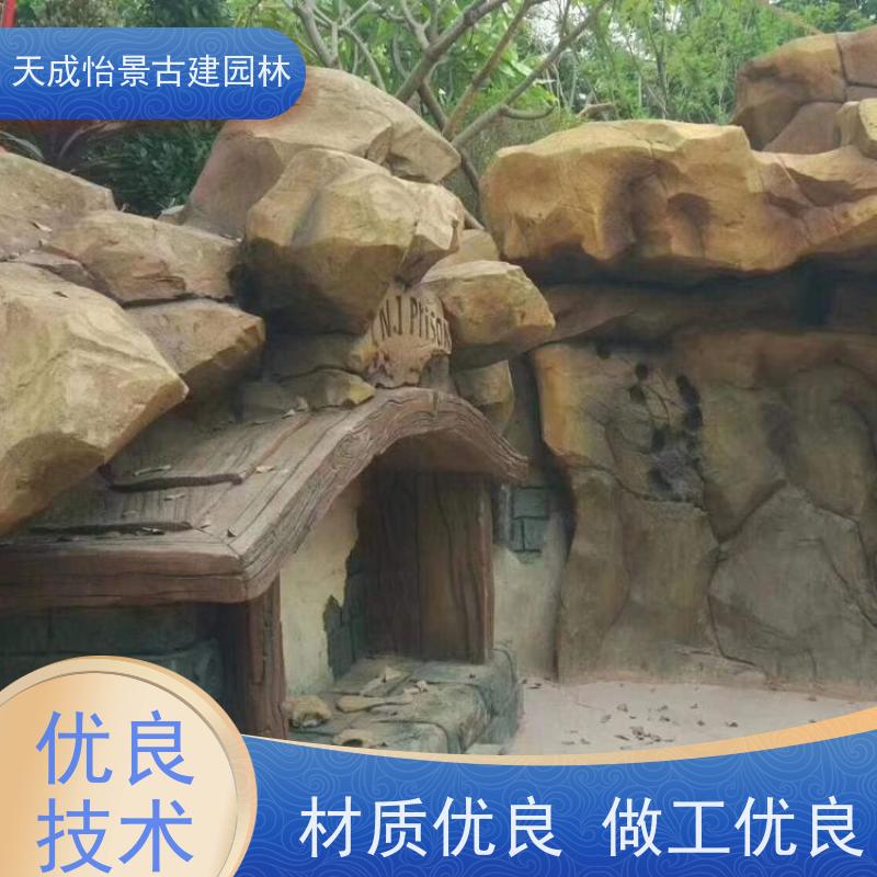 门头沟 小区绿化工程 千层石假山源头生产厂家 快速上门安装