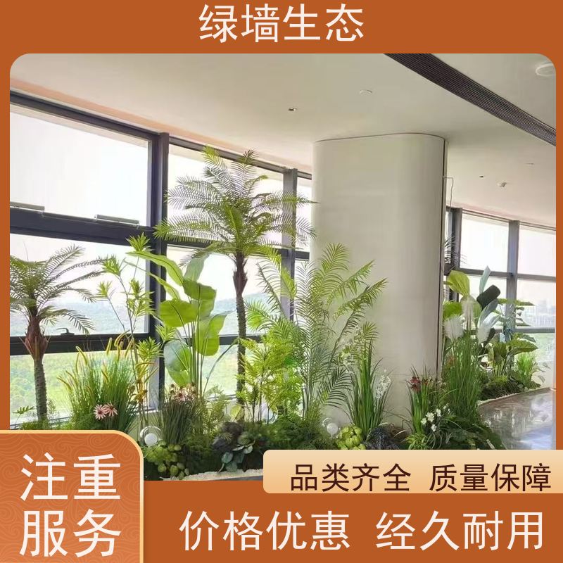 绿墙生态 写字楼大堂 耐阴观叶植物分层套装 别墅绿化景观