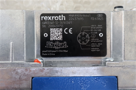 R901496441 4WREE6W1-32-32/V/24F1 德国REXROTH力士乐比例阀