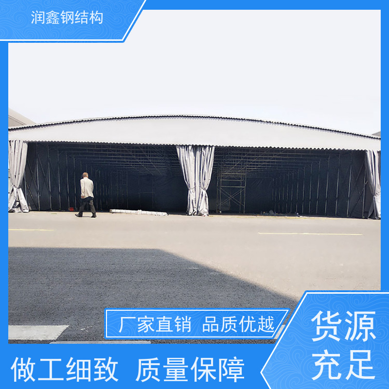 润鑫 夜宵大排档用 推拉可伸缩雨篷 支持定制 加固加厚