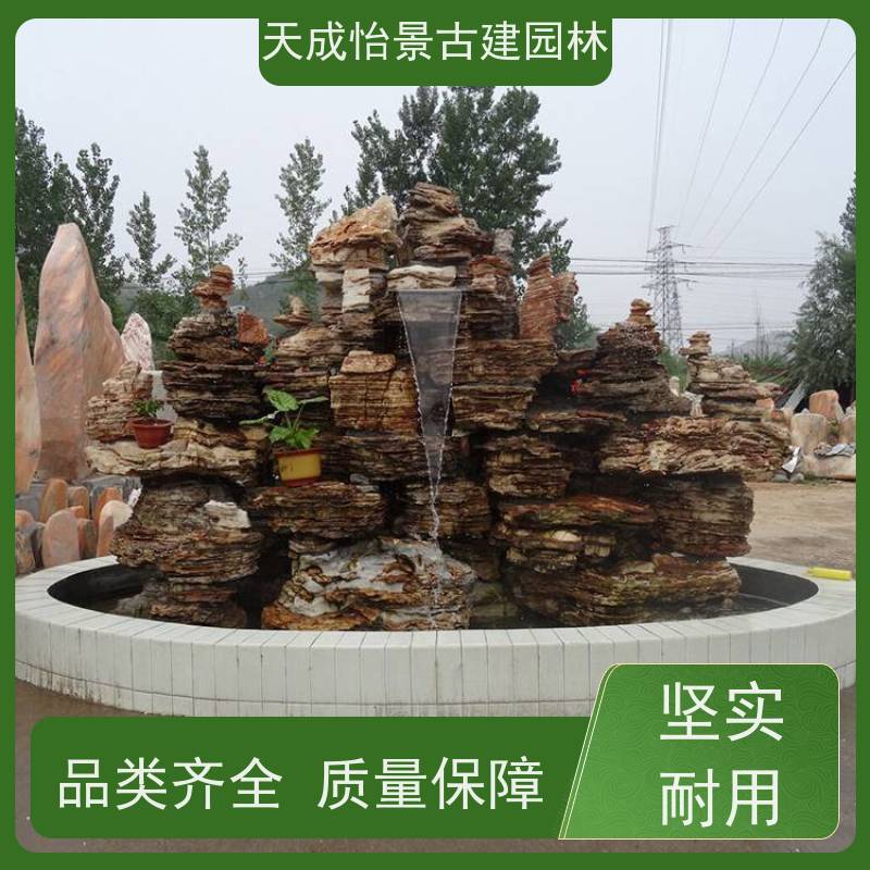 门头沟 小区绿化工程 水泥假山源头生产厂家 快速上门安装