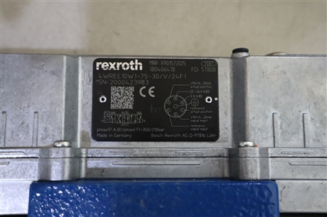 4WREE10W1-75-31/V/24F1 R901572025 德国REXROTH力士乐比例阀