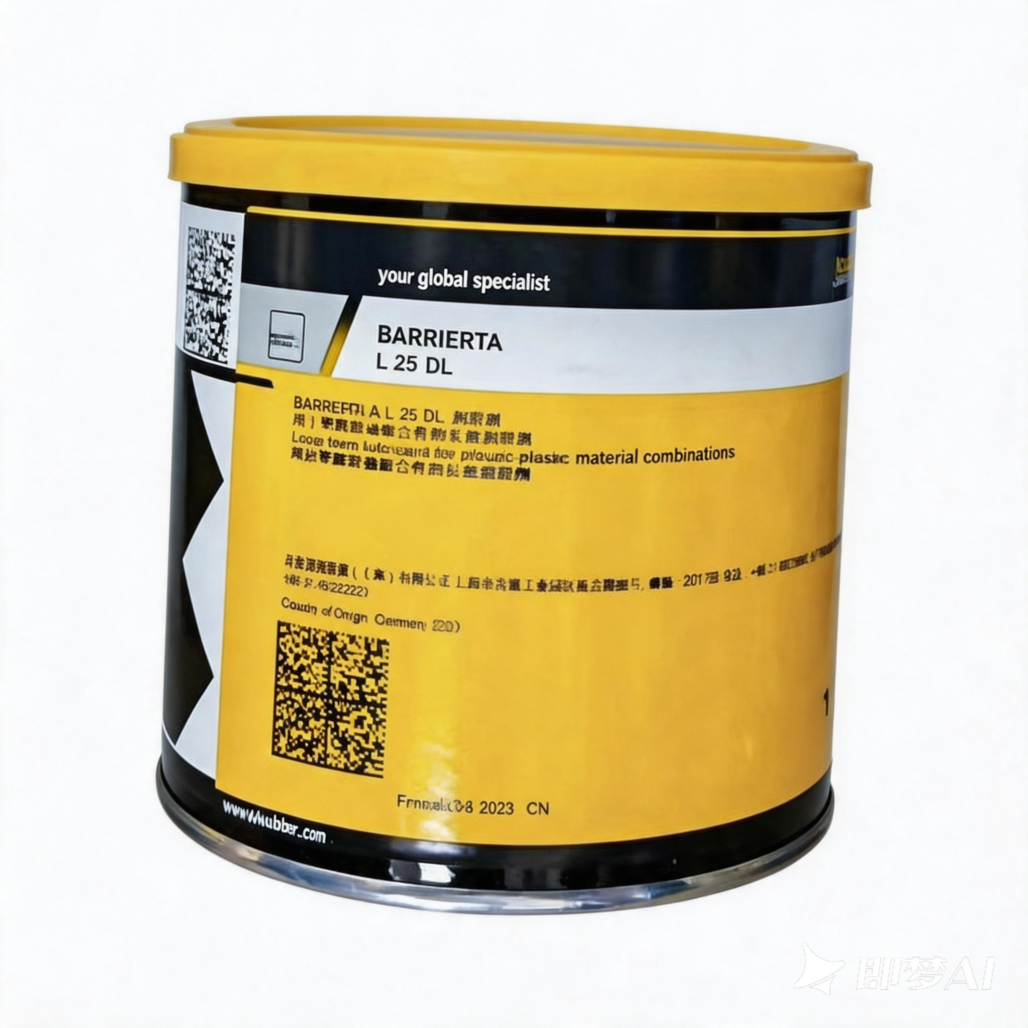 德国克虏伯高性能氟素润滑脂KLUBER BARRIERTA L25 DL (1KG装）