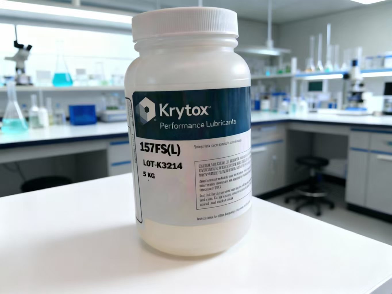 美国Chemours Krytox 157FSL全氟聚醚油 0.5kg高粘度改性中间体
